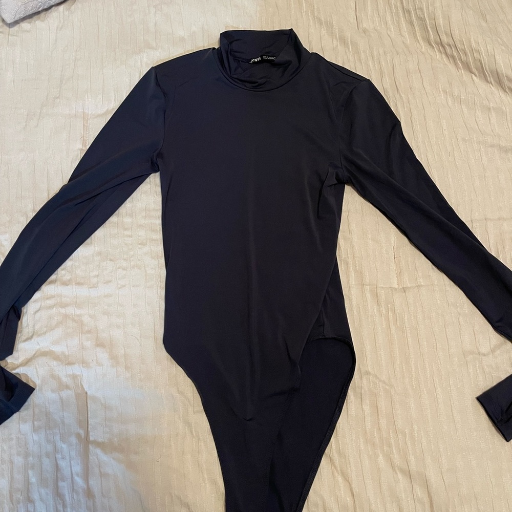 Zara Bodysuit, dark blue, worn once